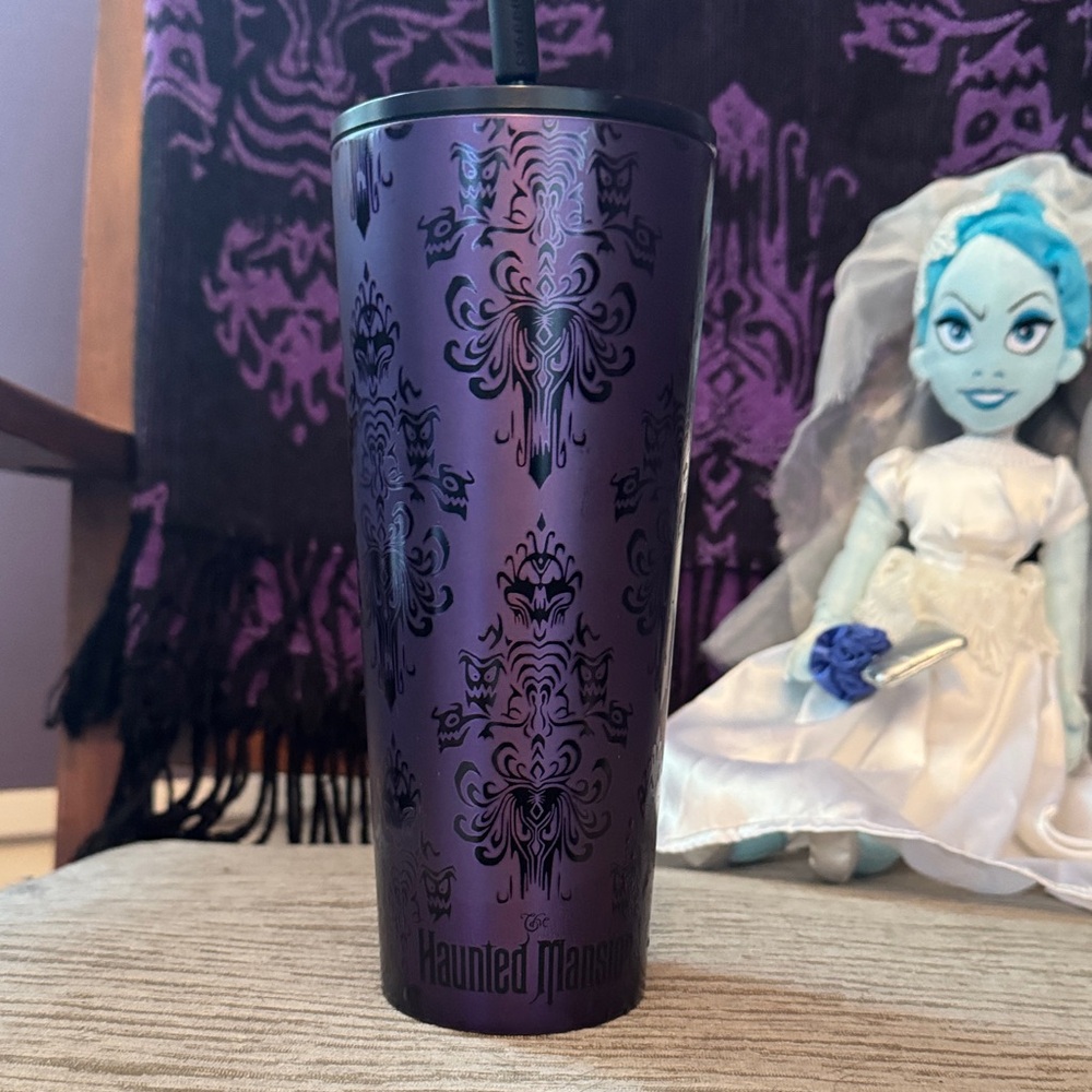 Starbucks Purple Haunted Mansion Tumbler